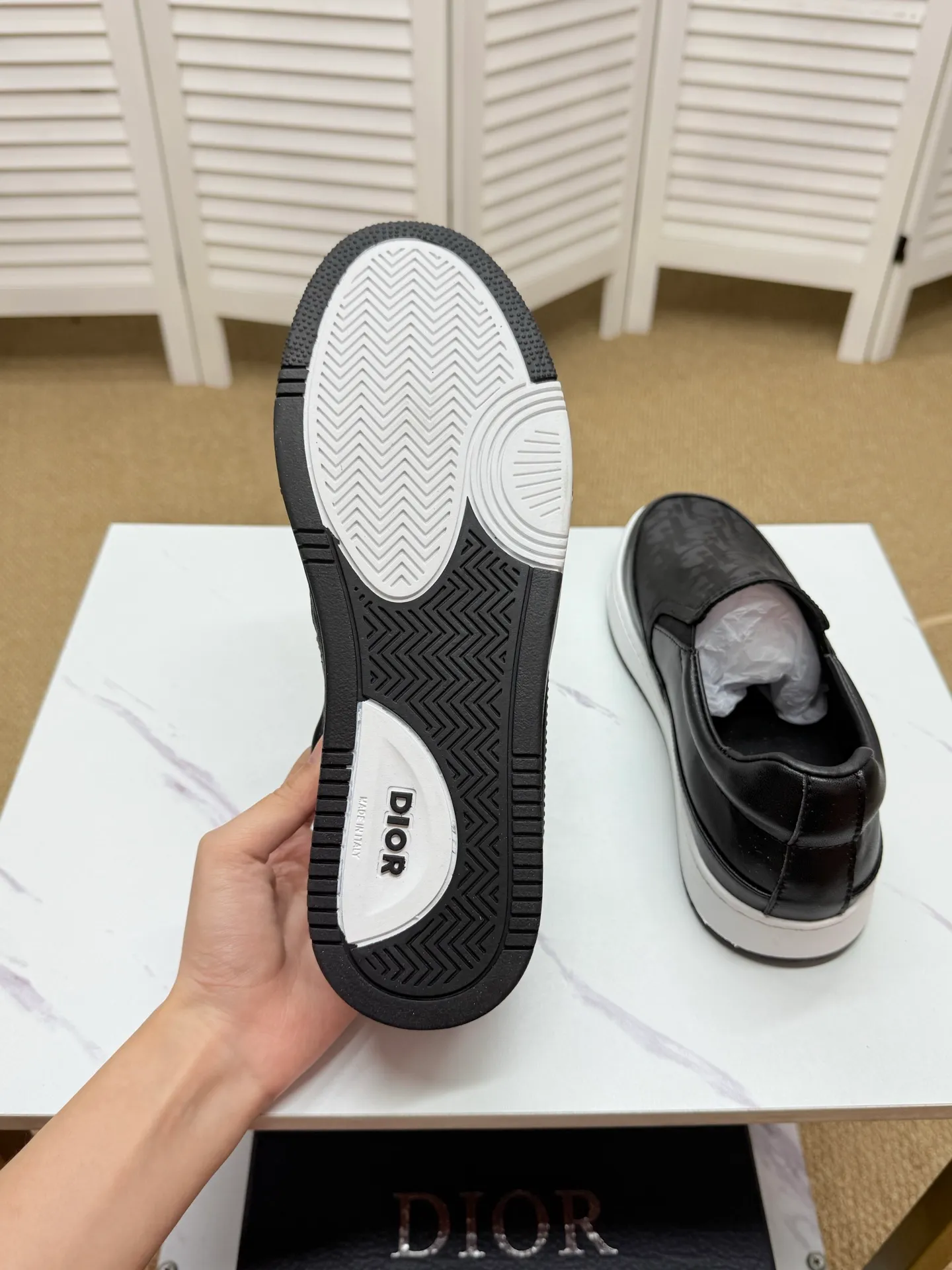 Men's clothing and shoes 210. (DIOR-Dior) casual sports shoes, official website synchronization, counter quality, fashionable and simple classic style, original outsole, size: 39-44 (45, 46 customized, non-refundable) Yh